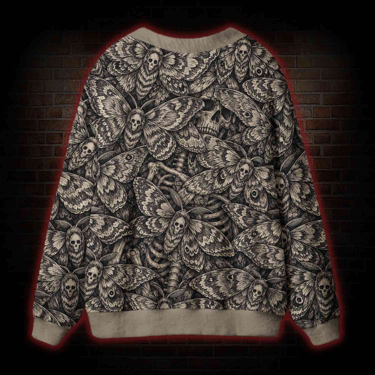 Fatal Moth Cardigan Sweater
