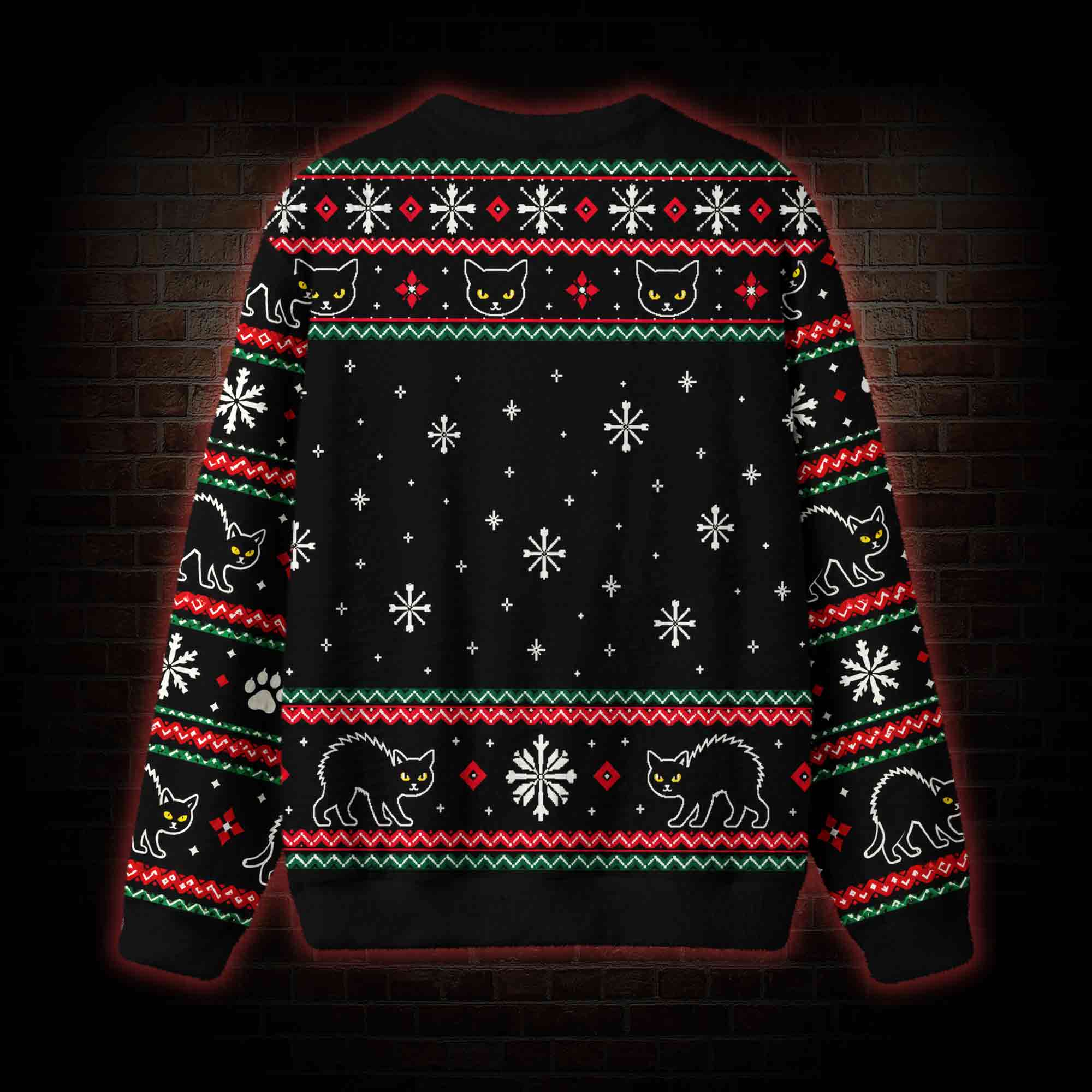 Meowy Christmas Ugly Sweatshirts