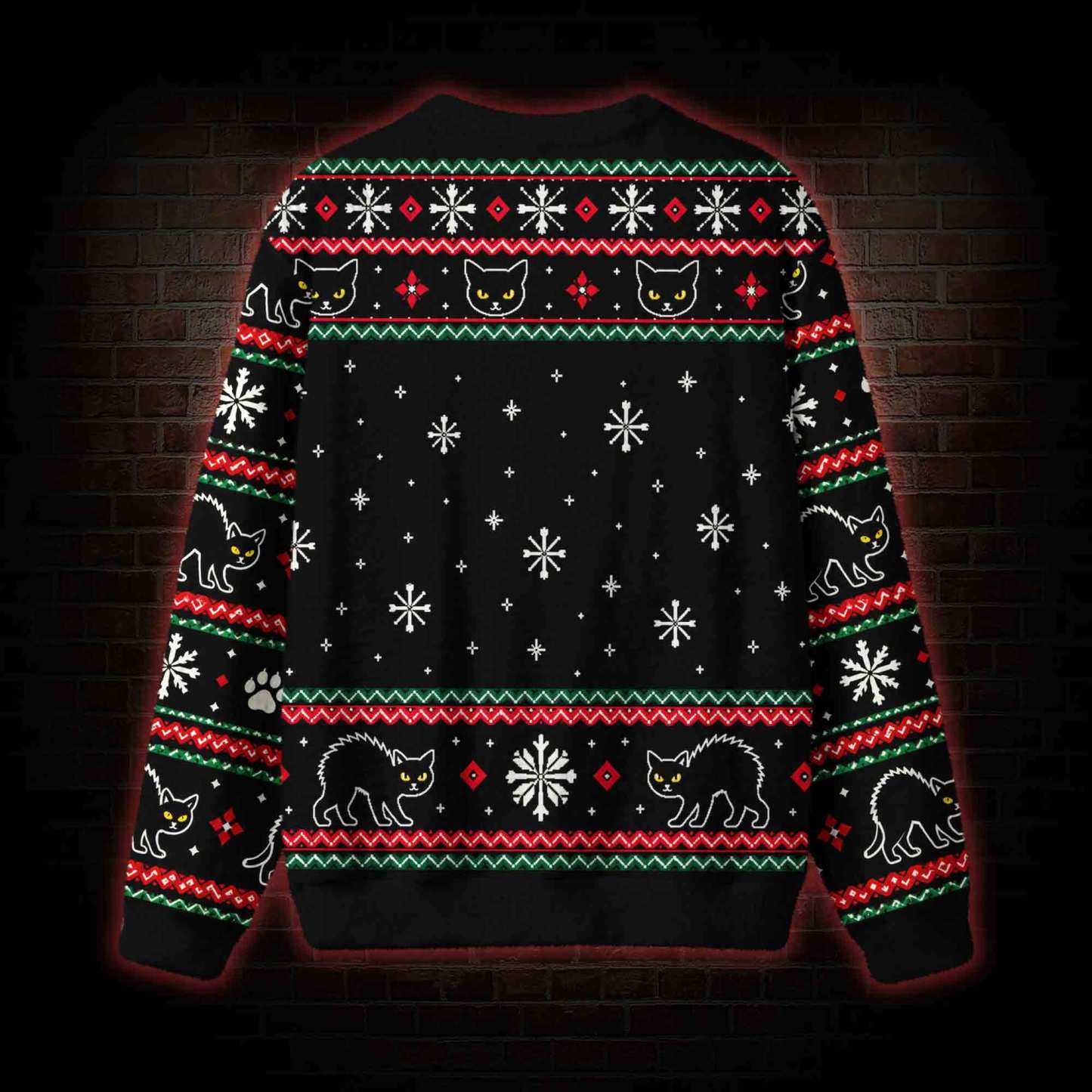 Meowy Christmas Ugly Sweatshirts
