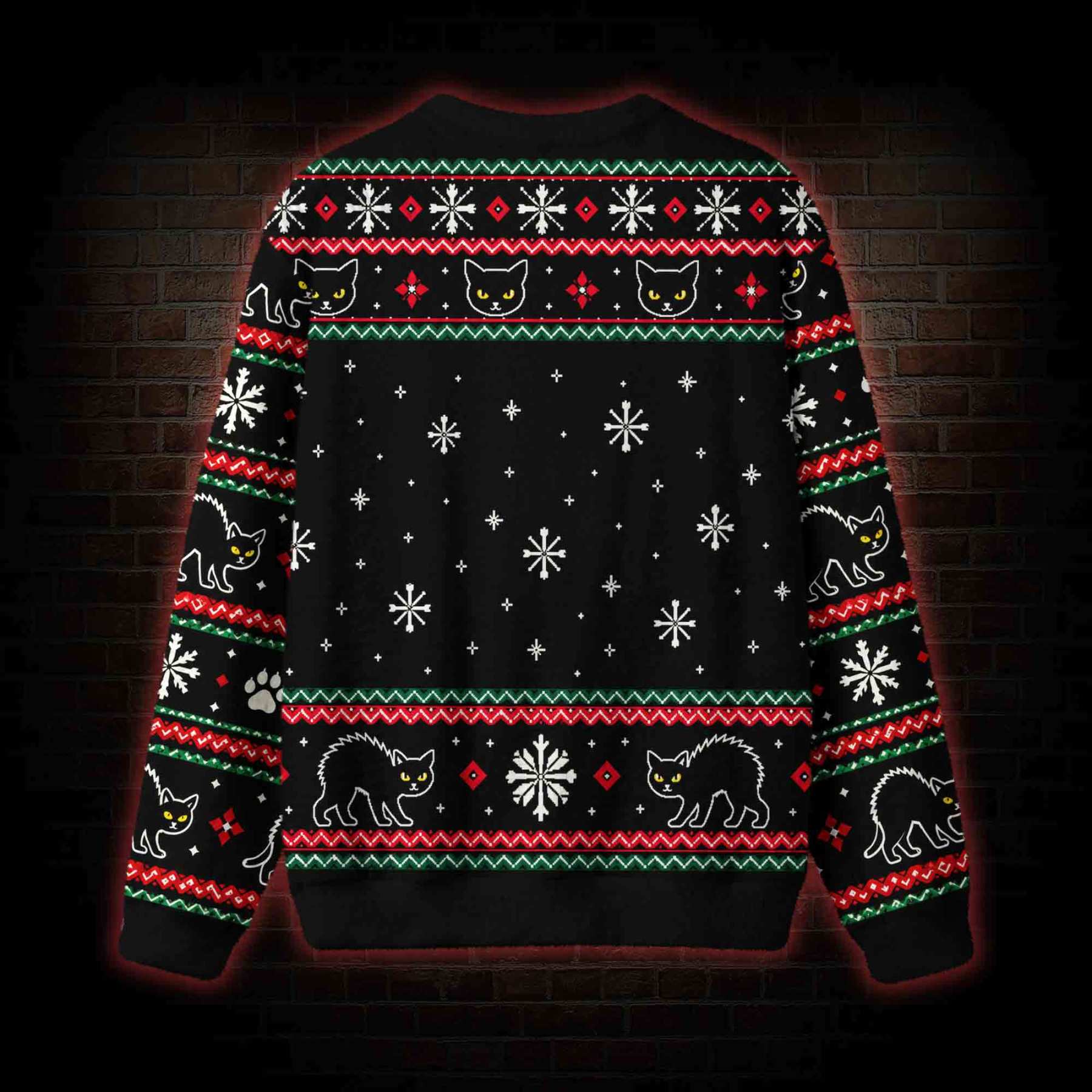 Meowy Christmas Ugly Sweatshirts