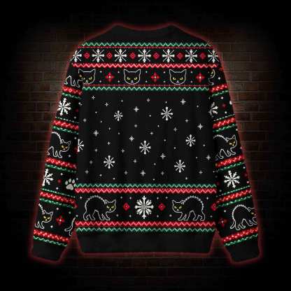 Meowy Christmas Ugly Sweatshirts