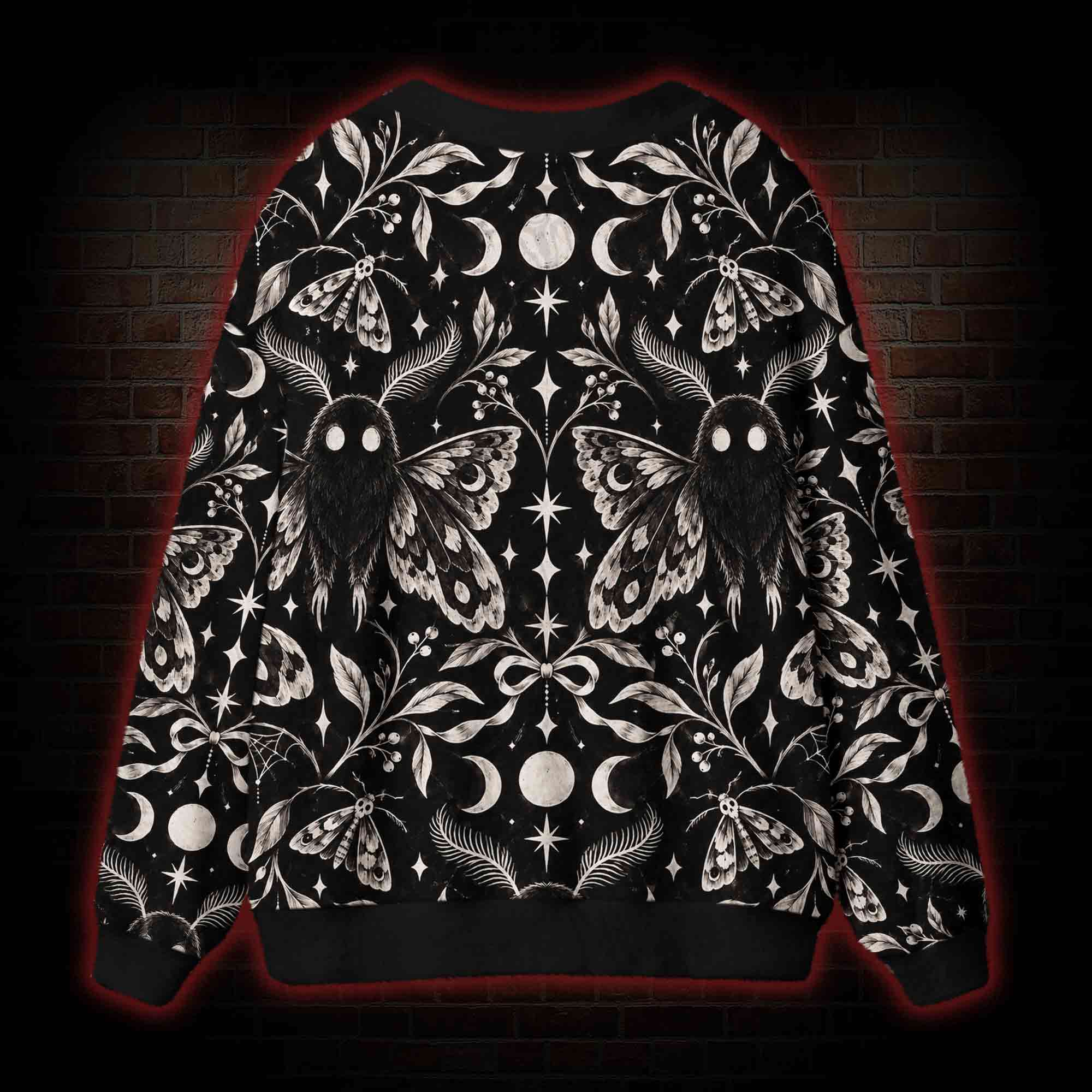 Lunar Moth GardenCardigan Sweater