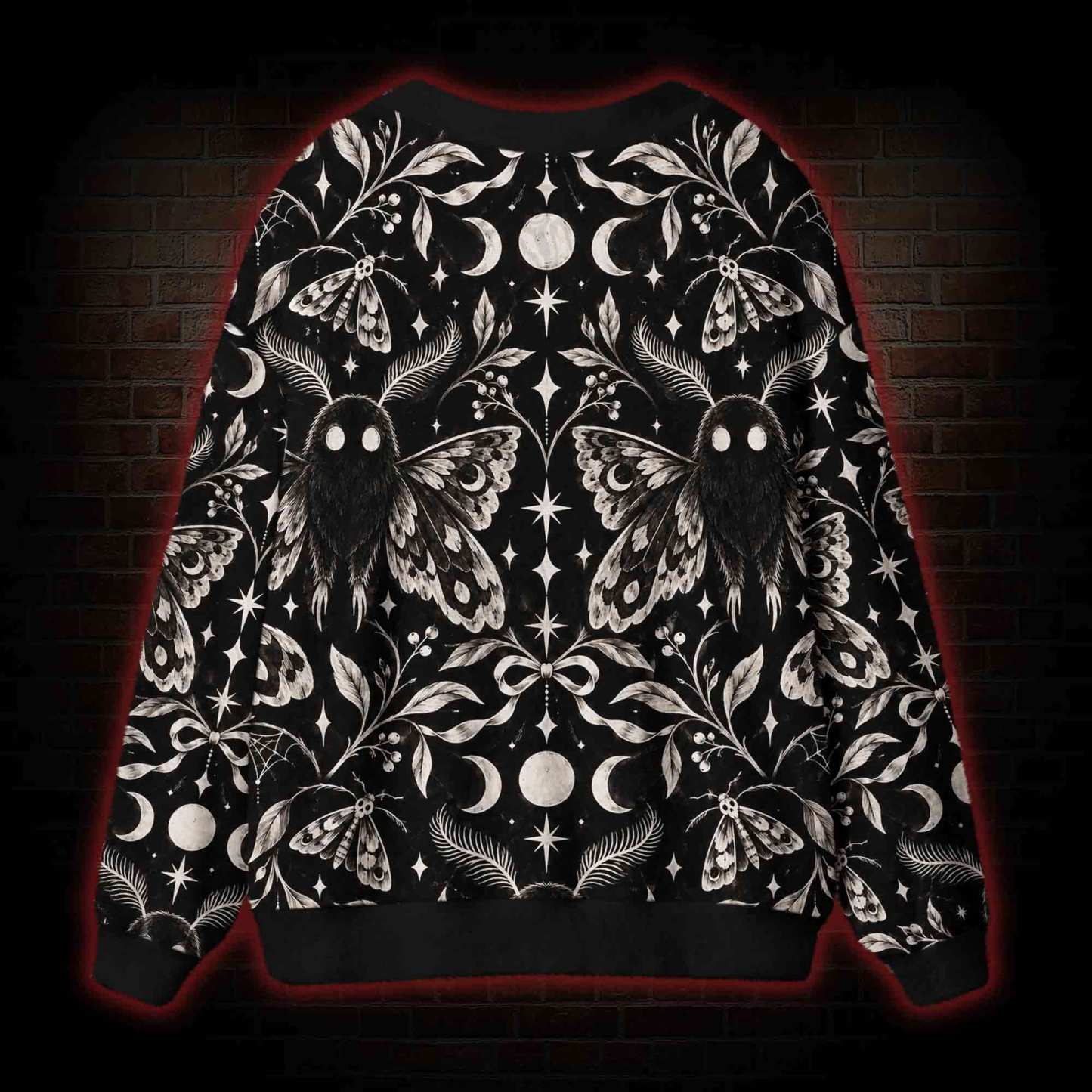 Lunar Moth GardenCardigan Sweater