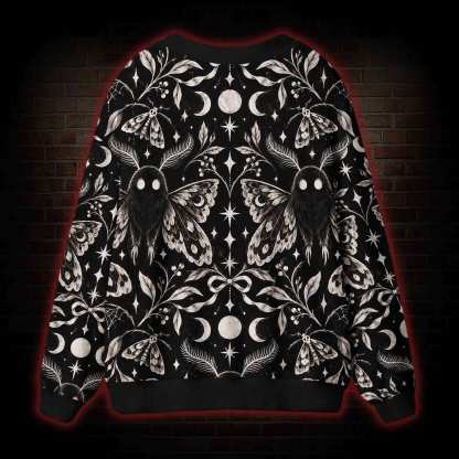 Lunar Moth GardenCardigan Sweater