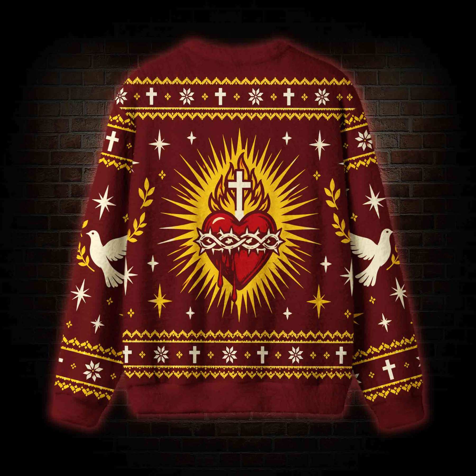 Jesus Loves You But I Think You're a Cunt Ugly Sweatshirts