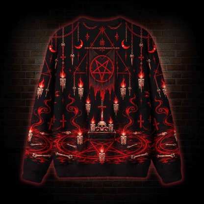 Satanic Ritual Ugly Sweatshirts