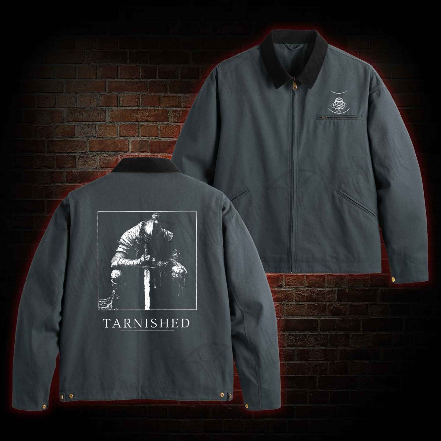 Dark Knight with Sword Classic Jacket