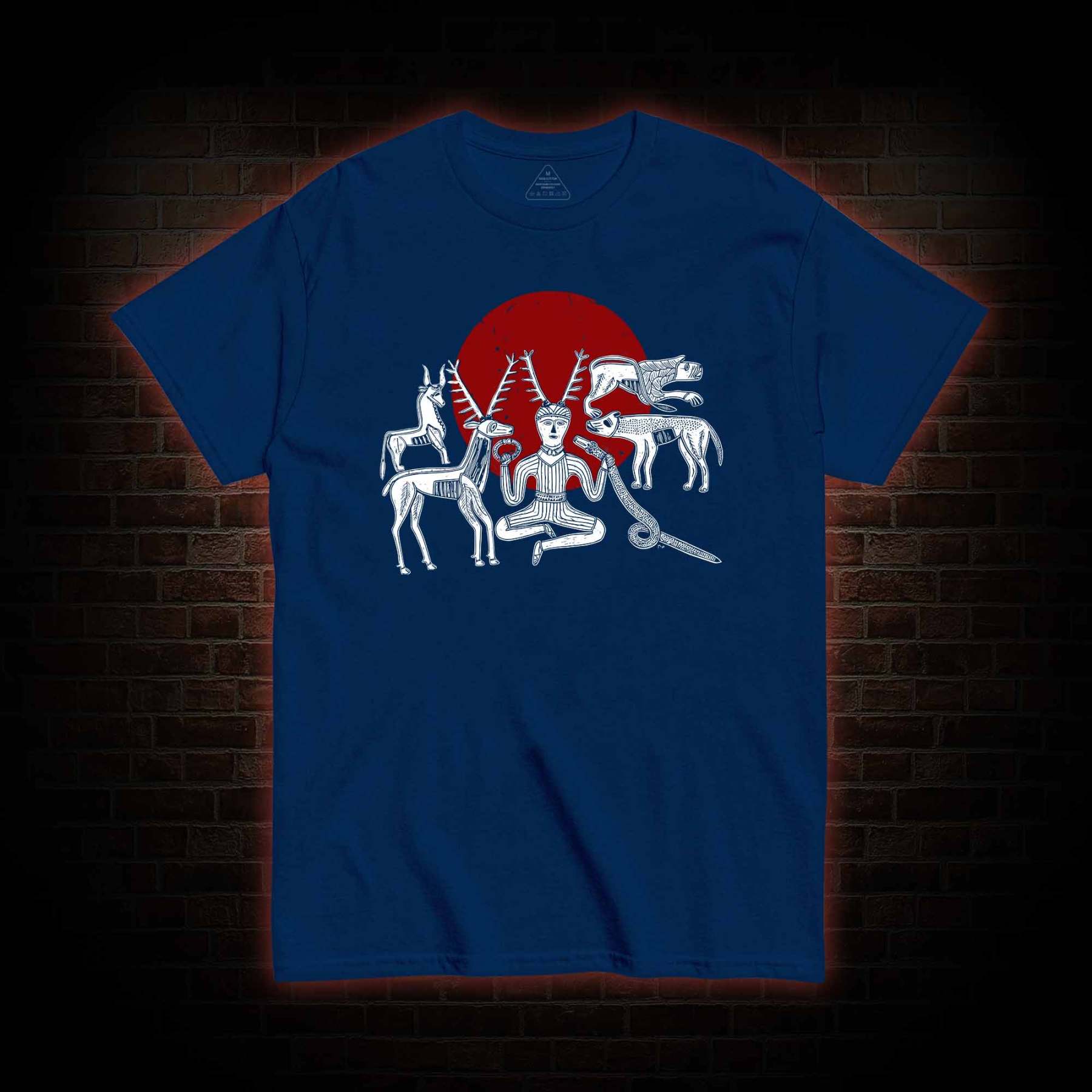 Cernunnos Horned God Halo T-shirt