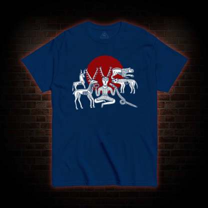 Cernunnos Horned God Halo T-shirt