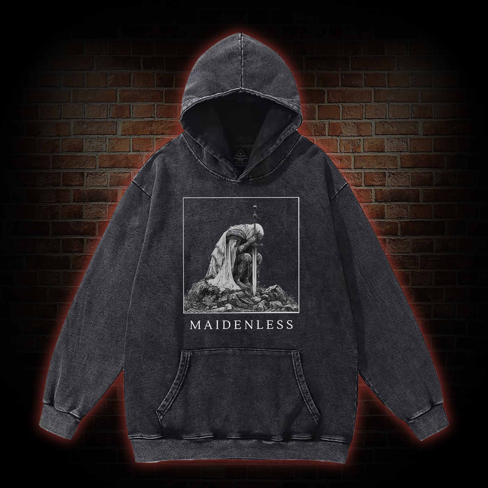 Maidenless Washed Hoodie