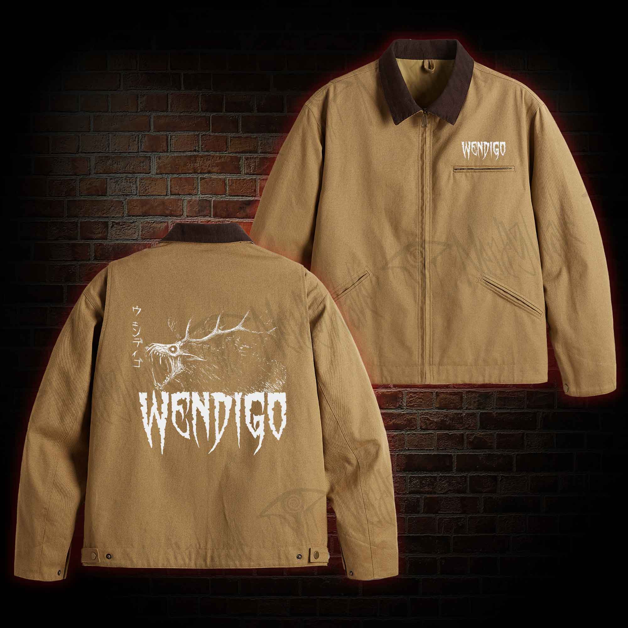 Wendigo Scary Monster Classic Jacket
