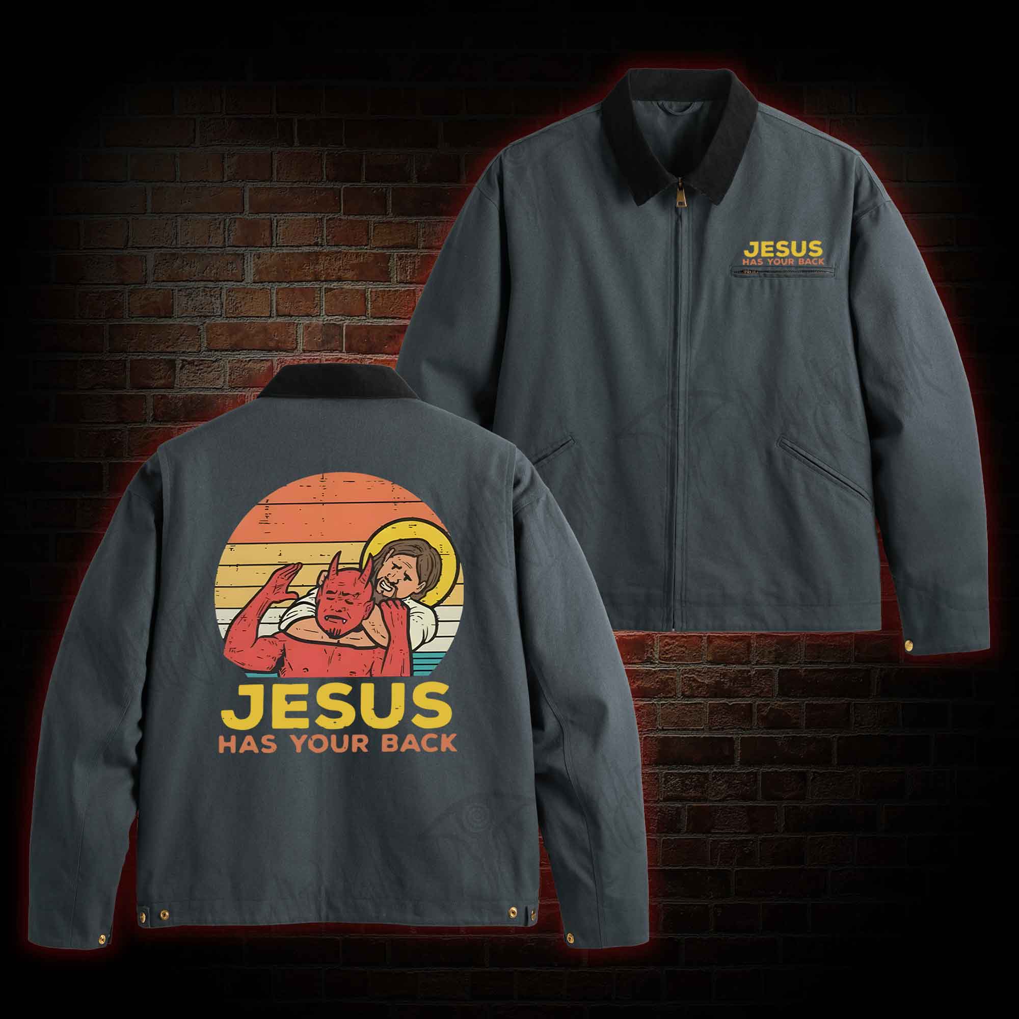 Jesus Has Your Back Classic Jacket