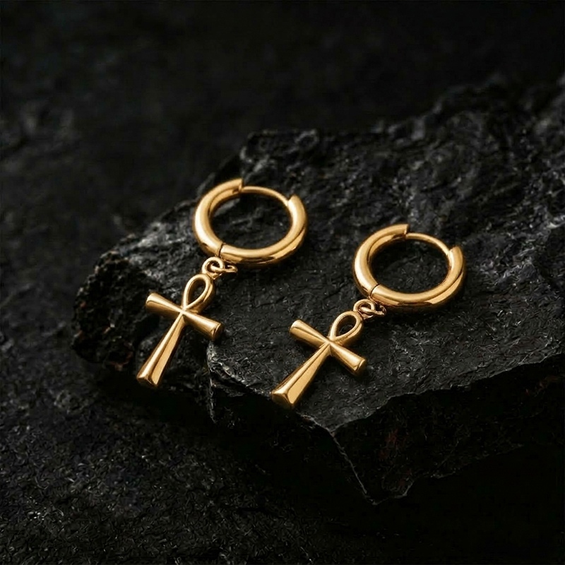 Ankh Earrings