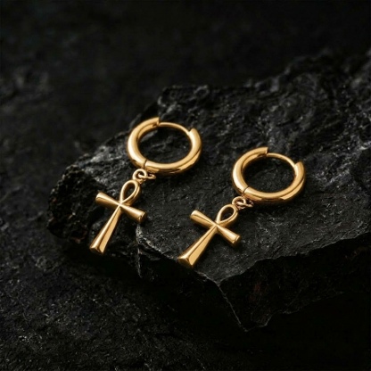 Ankh Earrings