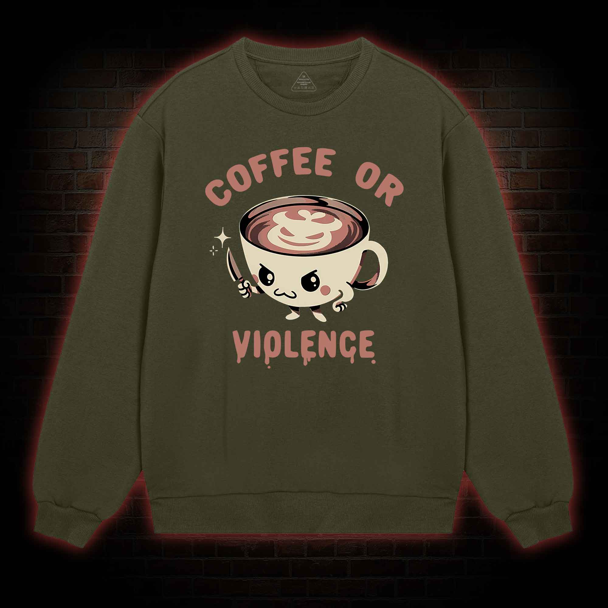 Coffee Or Violence Sweatshirt