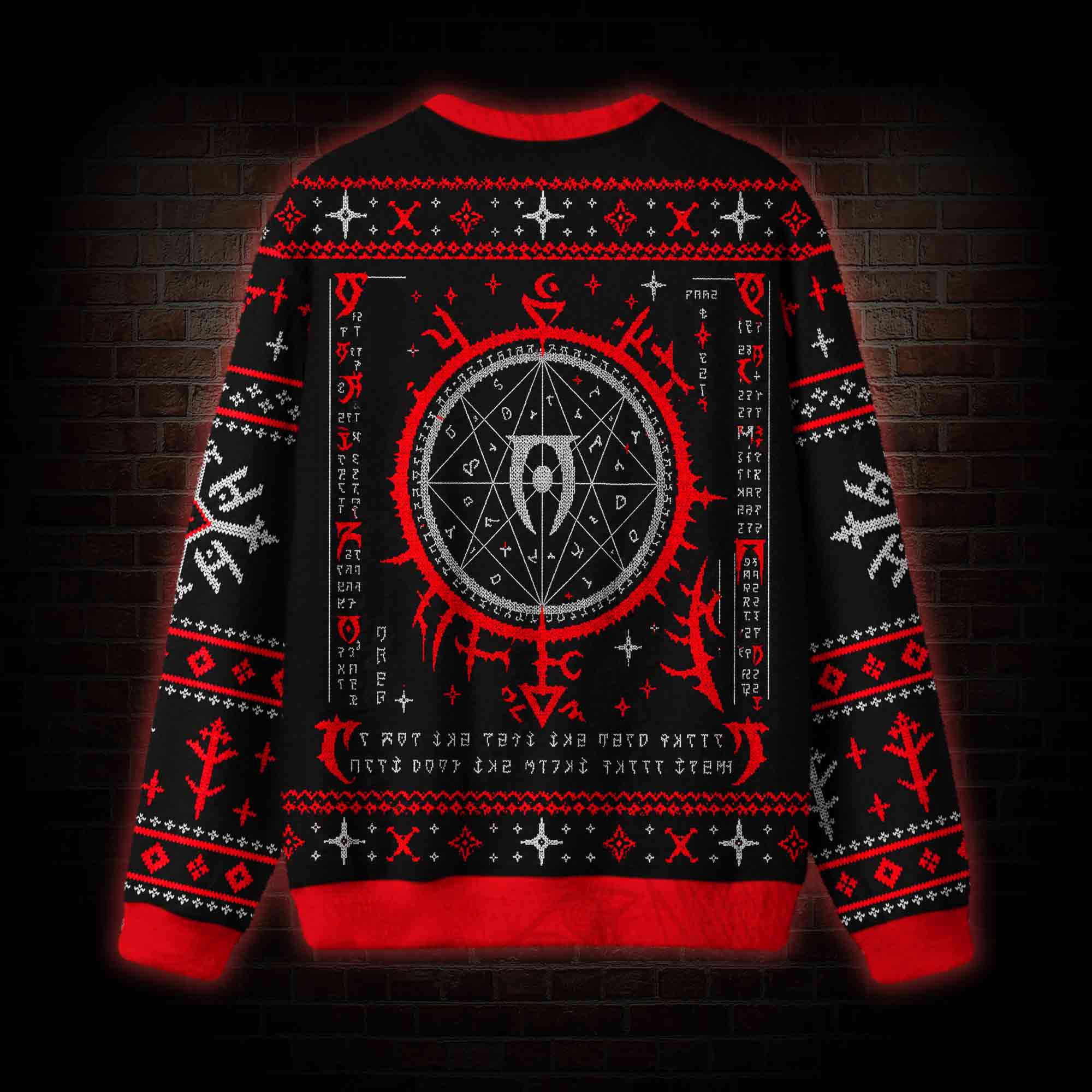 Daedric Magic Circle Ugly Sweatshirts