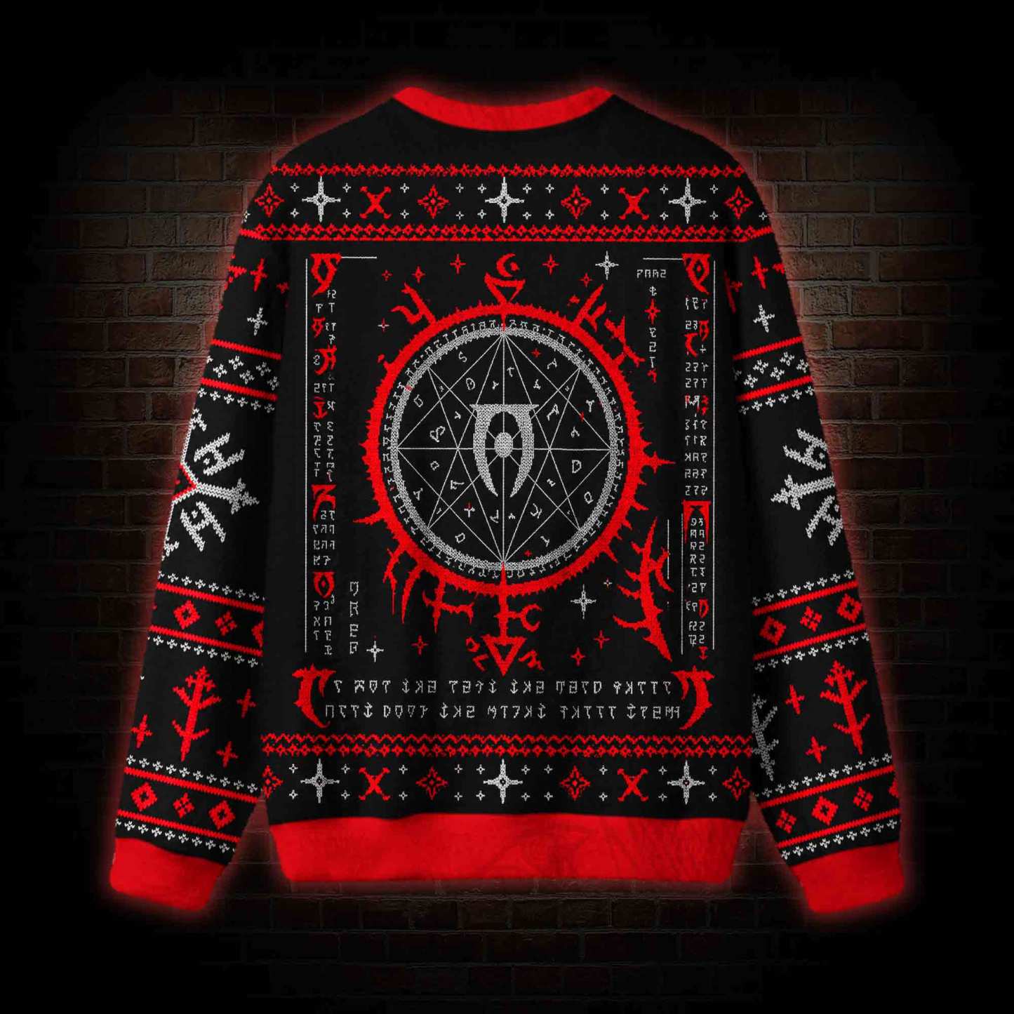 Daedric Magic Circle Ugly Sweatshirts