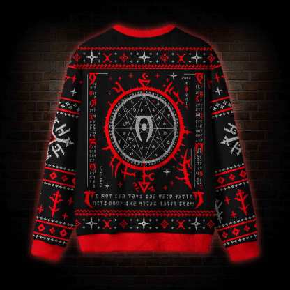 Daedric Magic Circle Ugly Sweatshirts