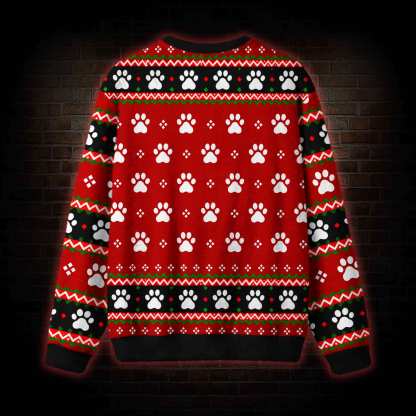 Meowy Xmas Ugly Sweatshirts