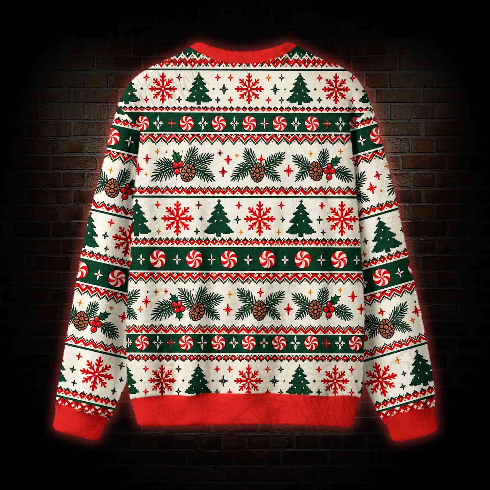 Overstimulated But Still Festive Ugly Sweatshirts
