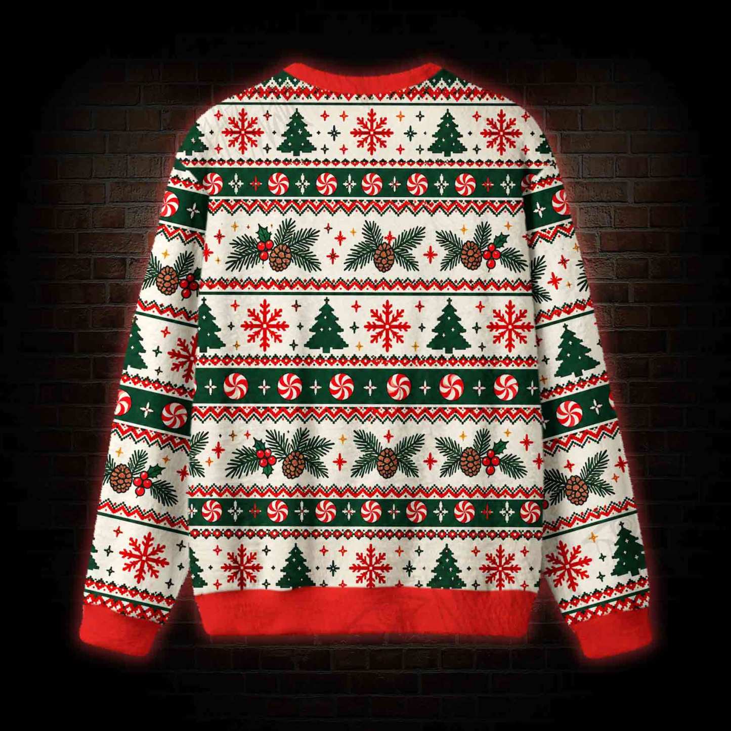 Overstimulated But Still Festive Ugly Sweatshirts