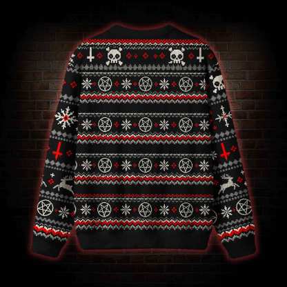 Merry Antichristmas Ugly Sweatshirts