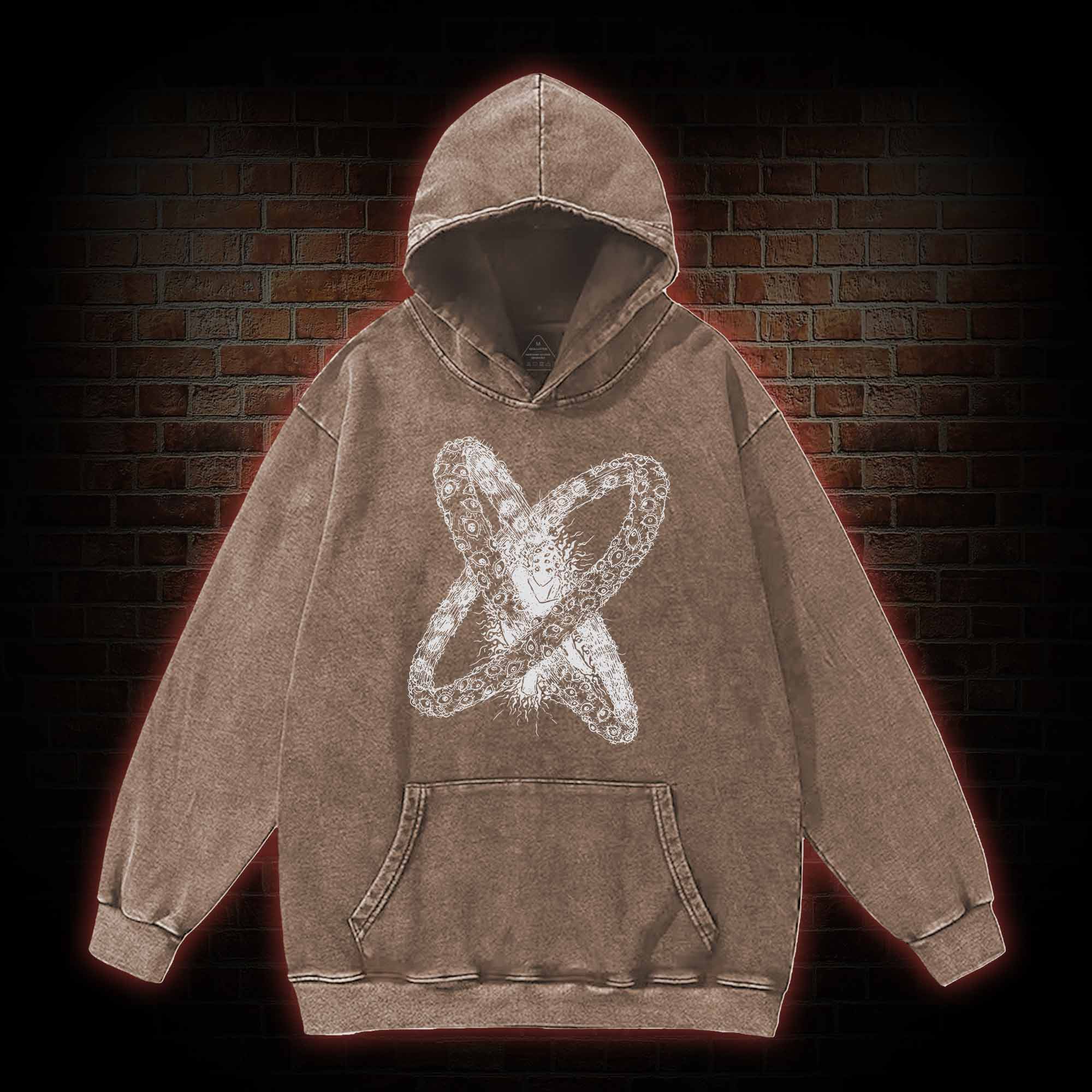 Biblically Accurate Angel Washed Hoodie