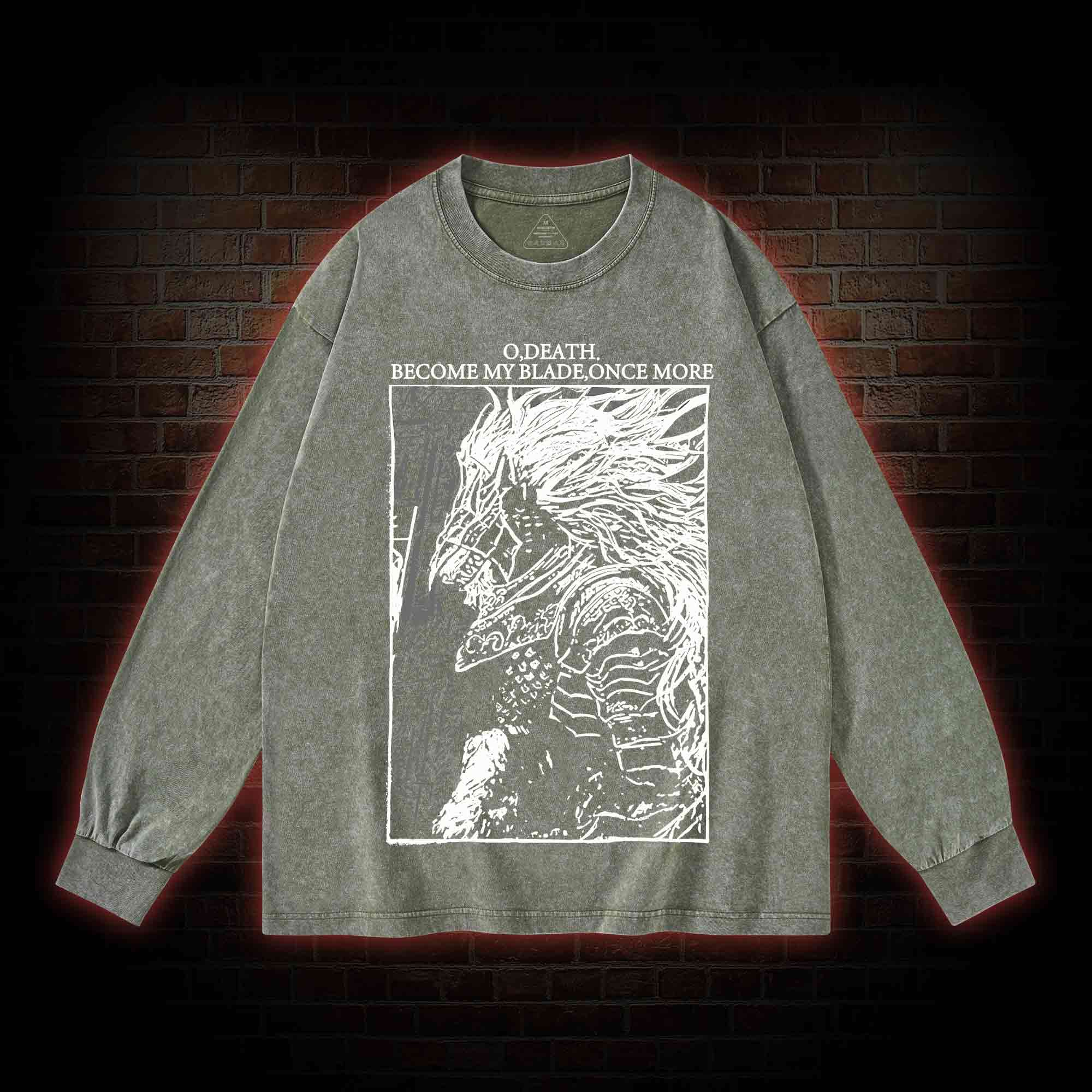 The Black Blade Washed Long-Sleeve T-shirt