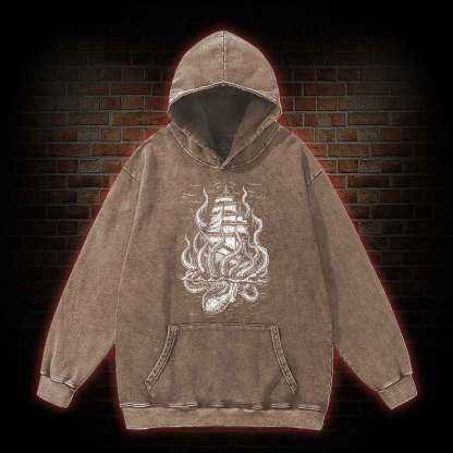 Cthulhu Mythos Washed Hoodie