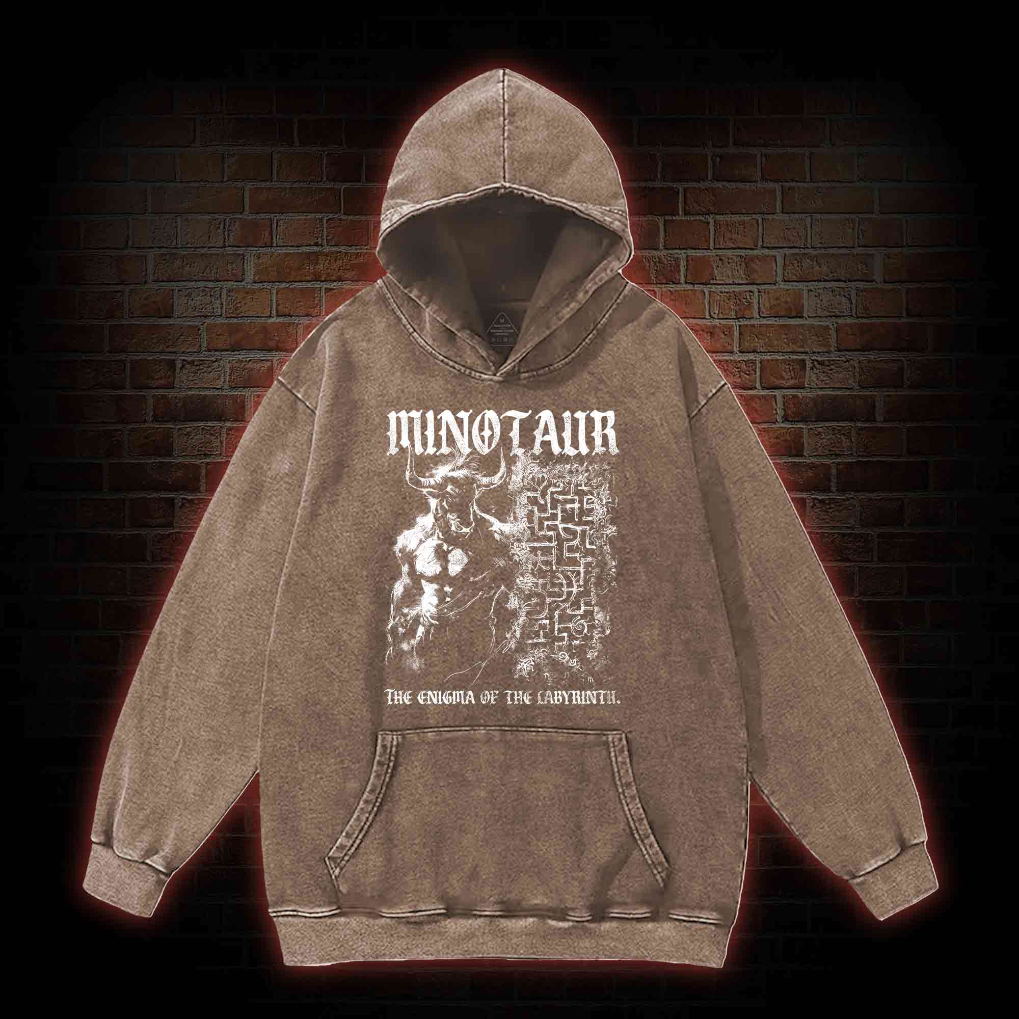 Minotaur Washed Hoodie