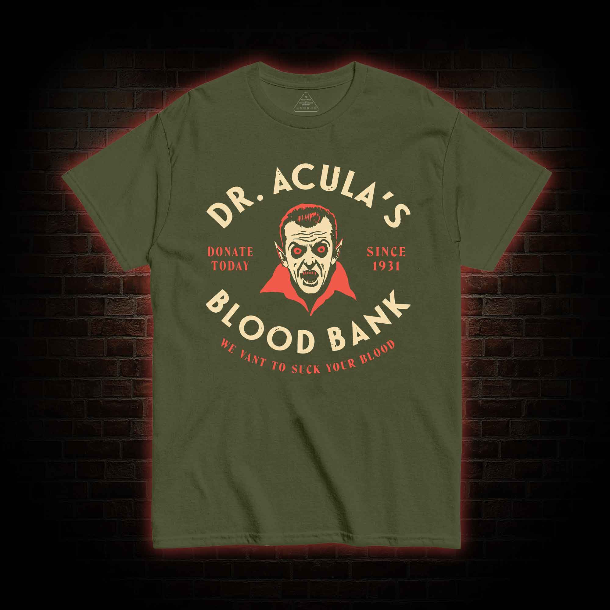 Dracula's Blood Bank T-shirt