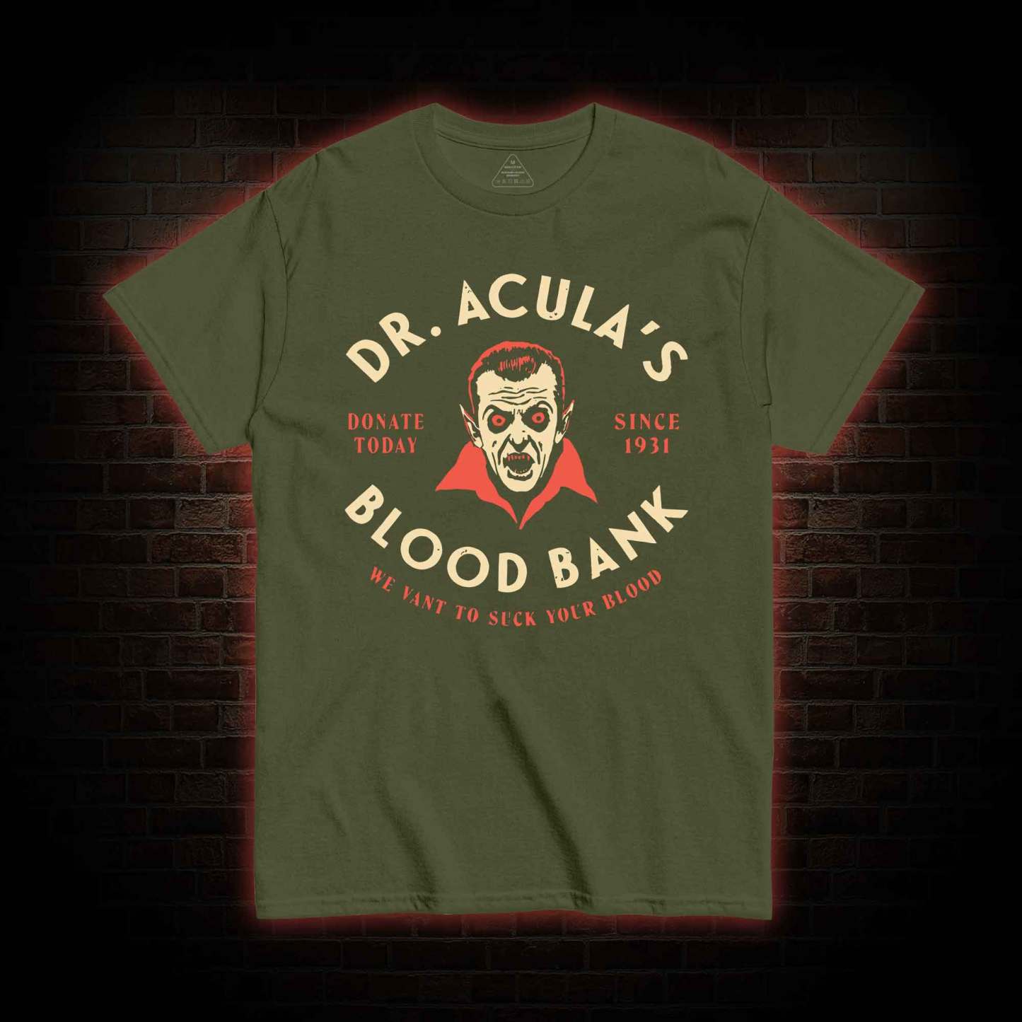 Dracula's Blood Bank T-shirt