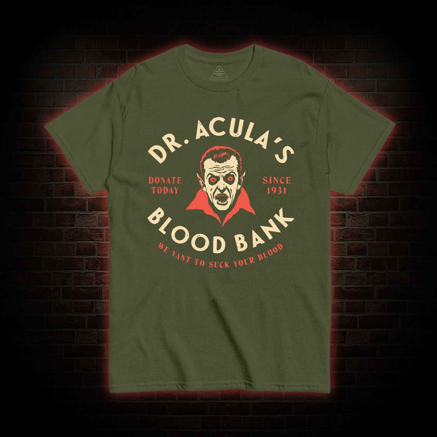 Dracula's Blood Bank T-shirt