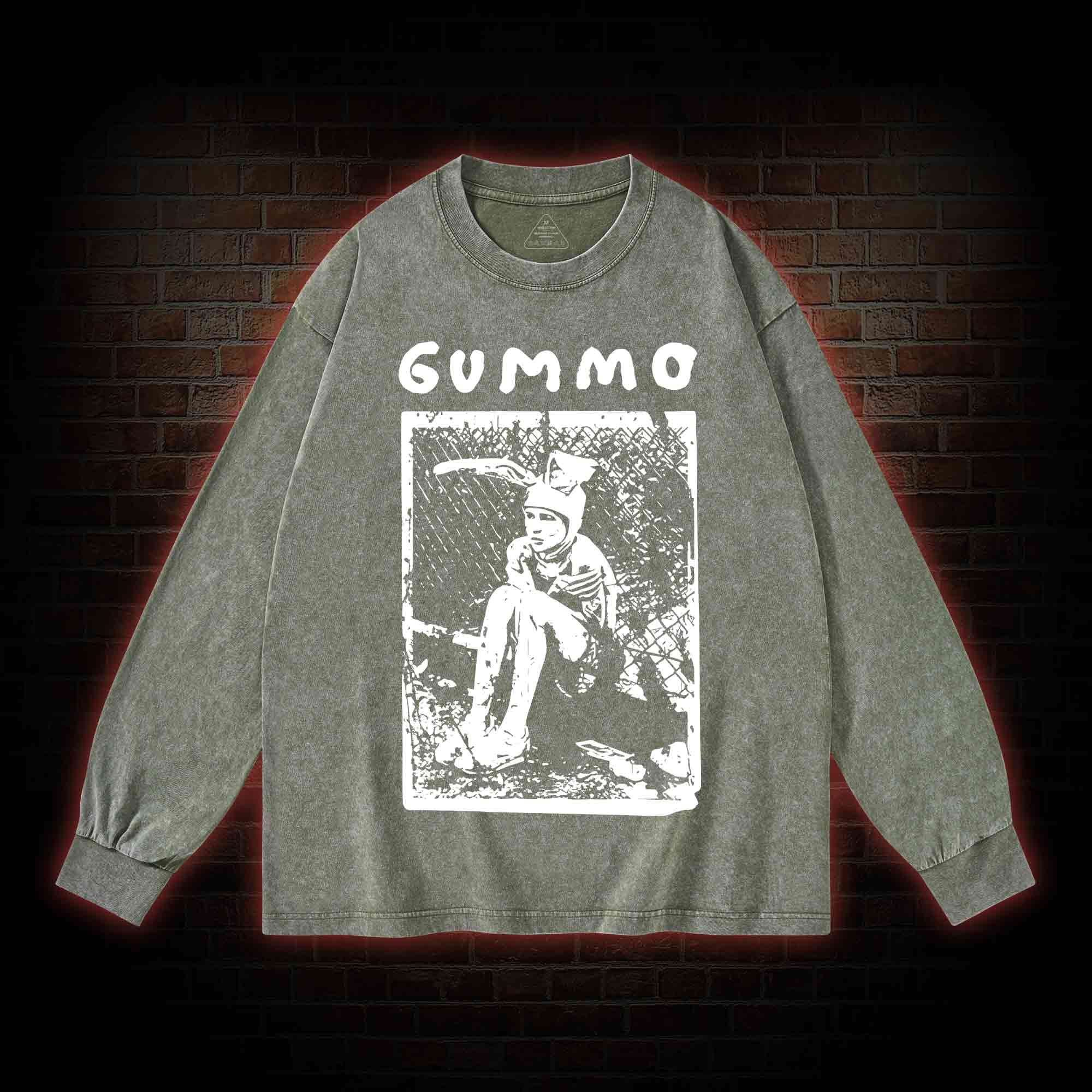 Gummo Washed Long-Sleeve T-shirt