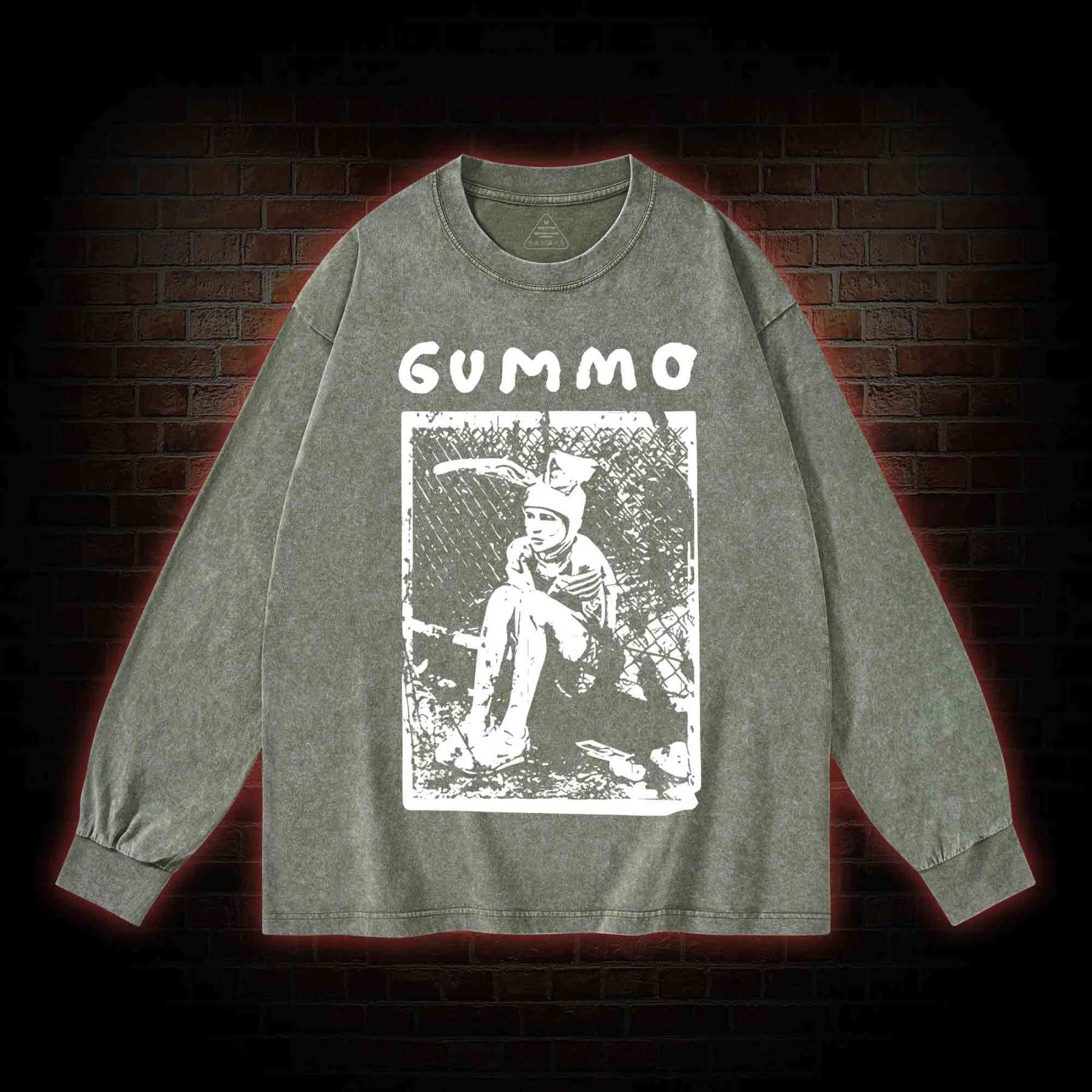 Gummo Washed Long-Sleeve T-shirt