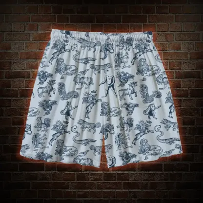 Medieval Monster Mens Swim Trunks
