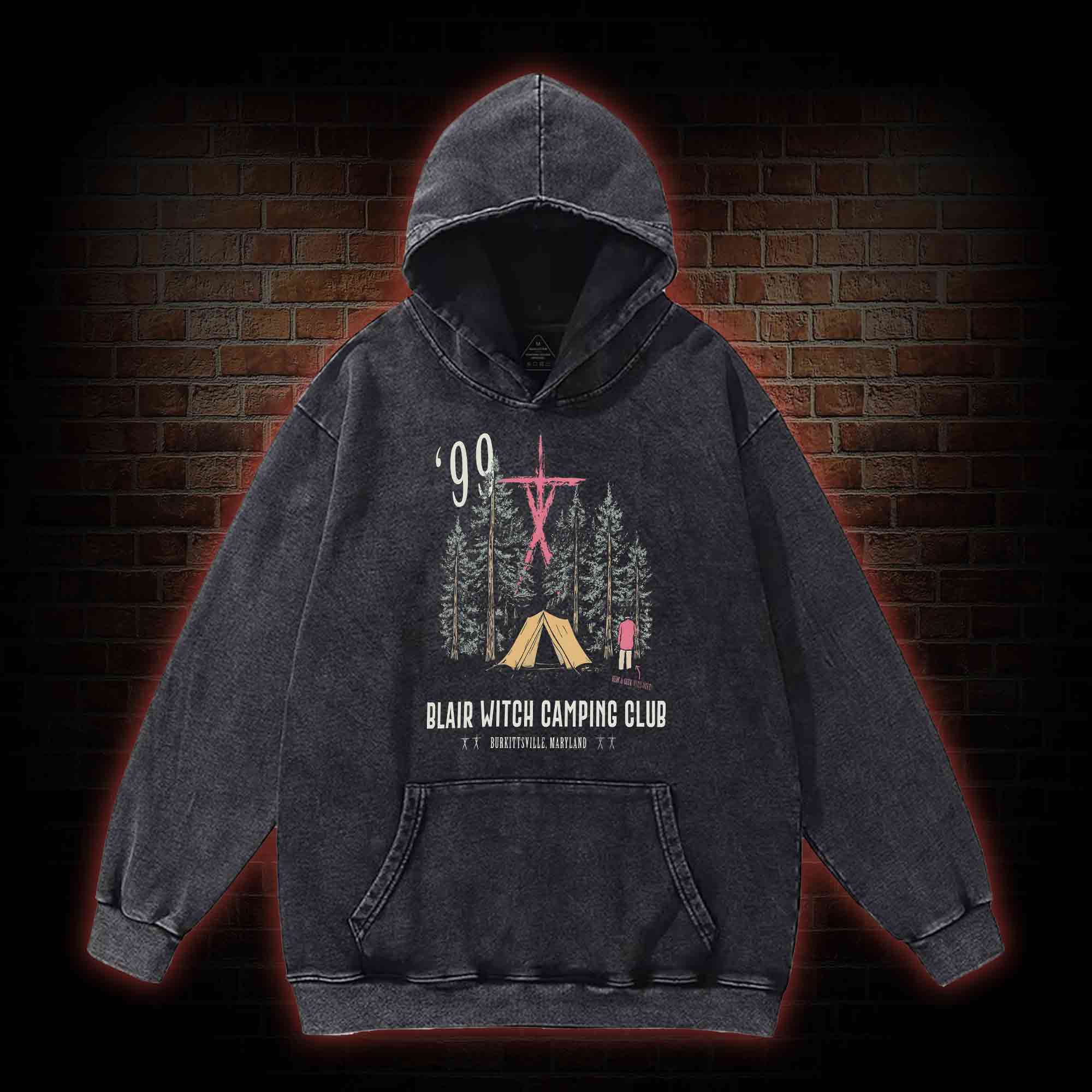 Witch Camping Washed Hoodie