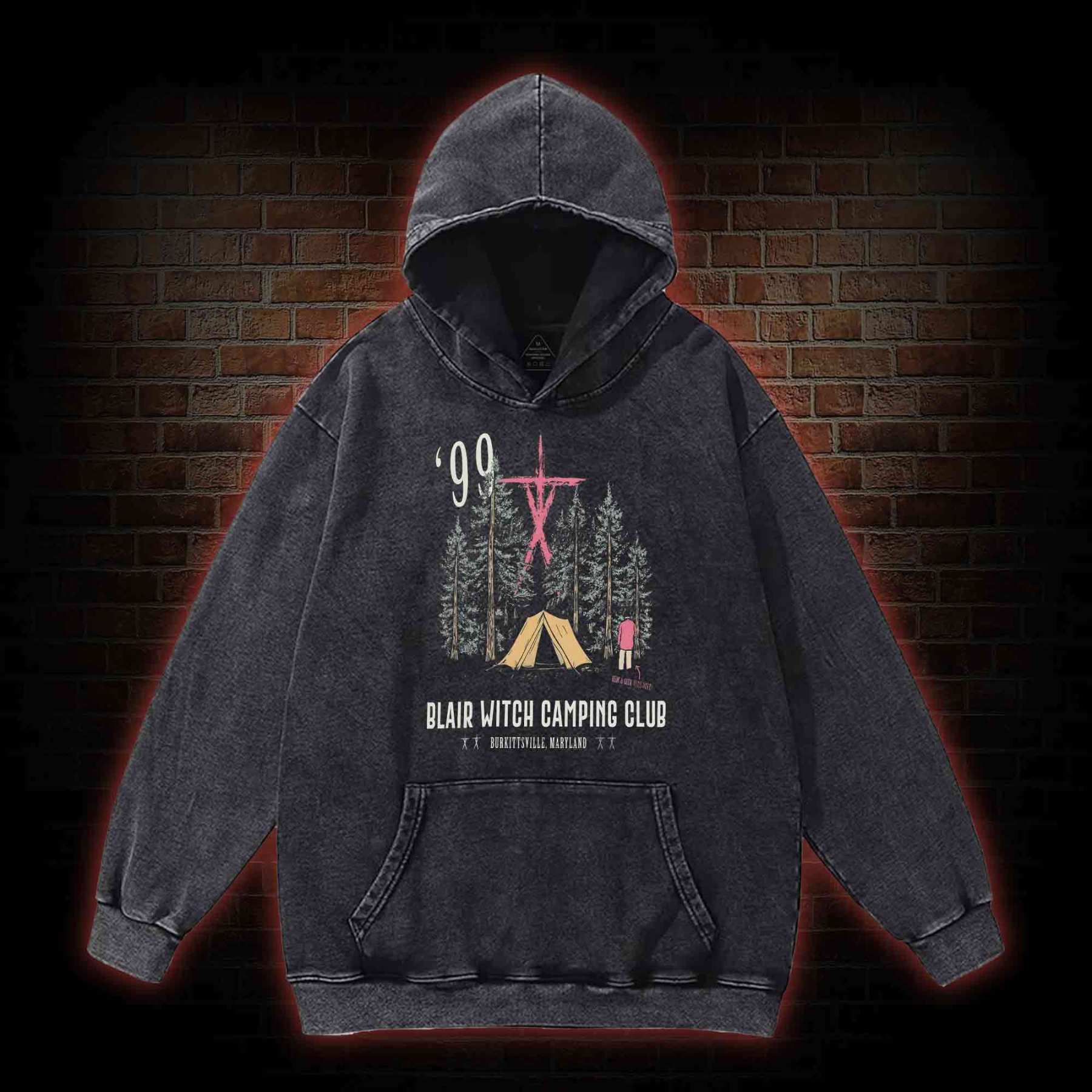 Witch Camping Washed Hoodie