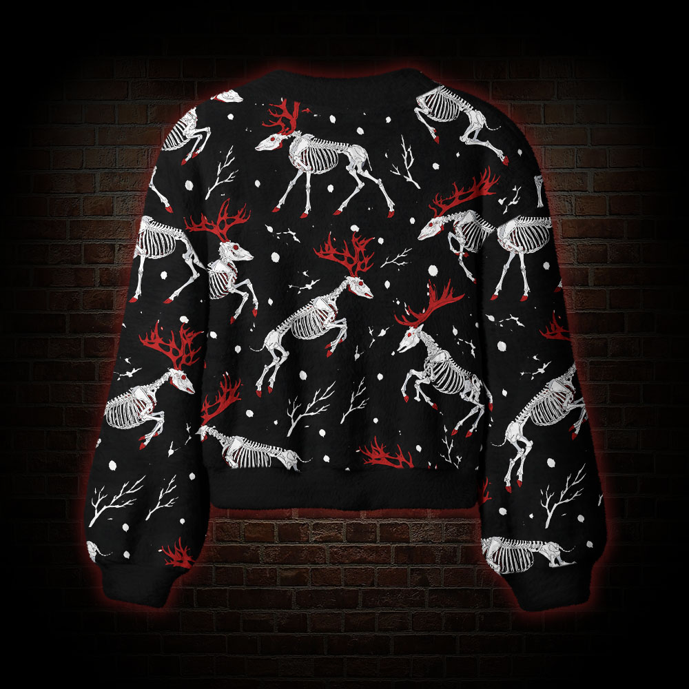 Dead Deer Walking Women's Cardigan Sweater