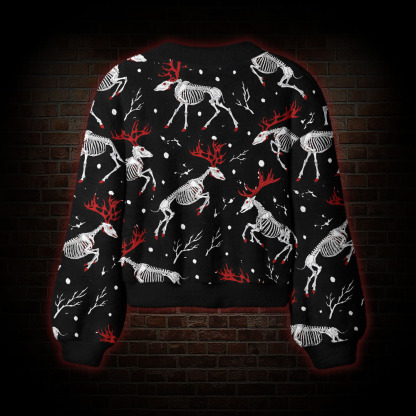Dead Deer Walking Women's Cardigan Sweater
