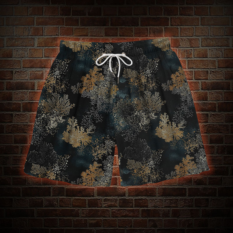 Overlooking the Dark Forest Mens Swim Trunks