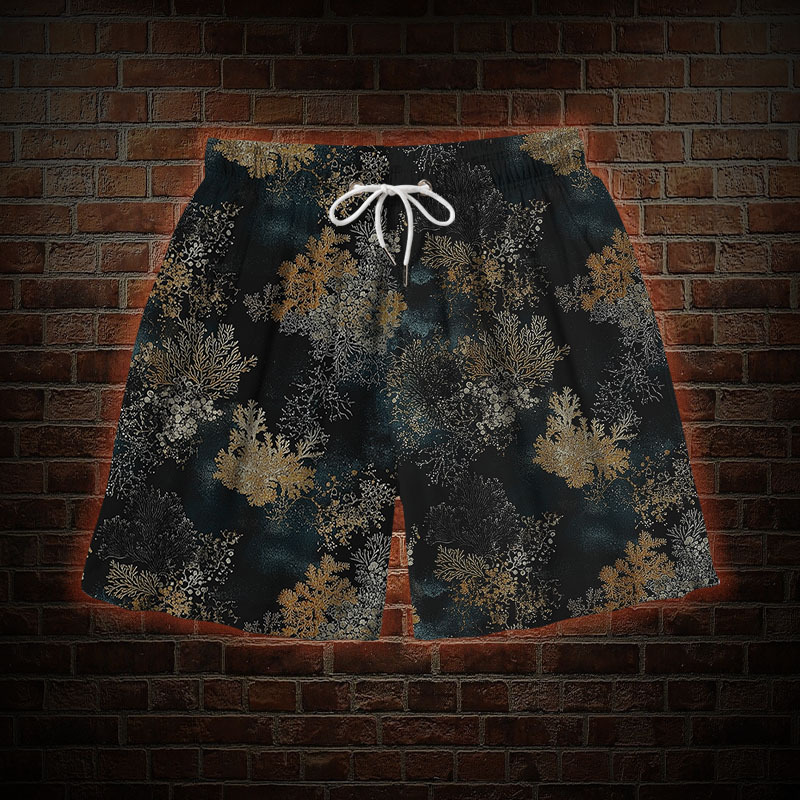 Overlooking the Dark Forest Mens Swim Trunks