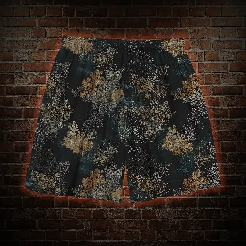 Overlooking the Dark Forest Mens Swim Trunks
