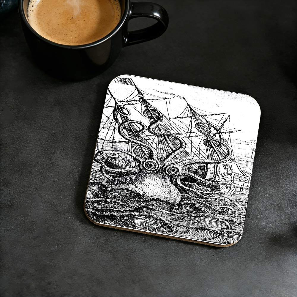Giant Octopus Cork Coasters