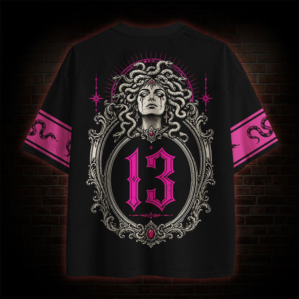 Beauty That Turns You to Stone Mesh Jersey
