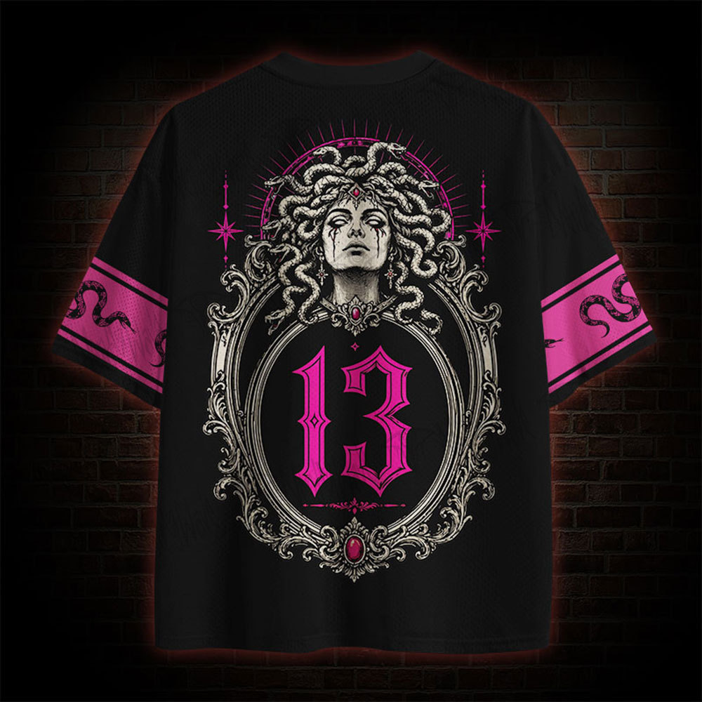 Beauty That Turns You to Stone Mesh Jersey