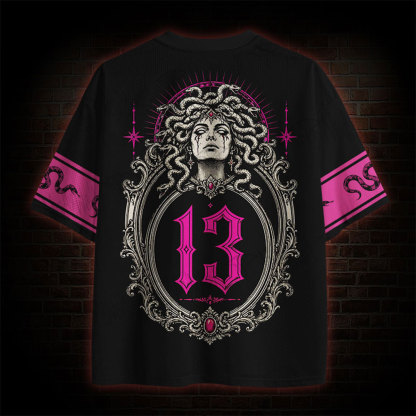 Beauty That Turns You to Stone Mesh Jersey