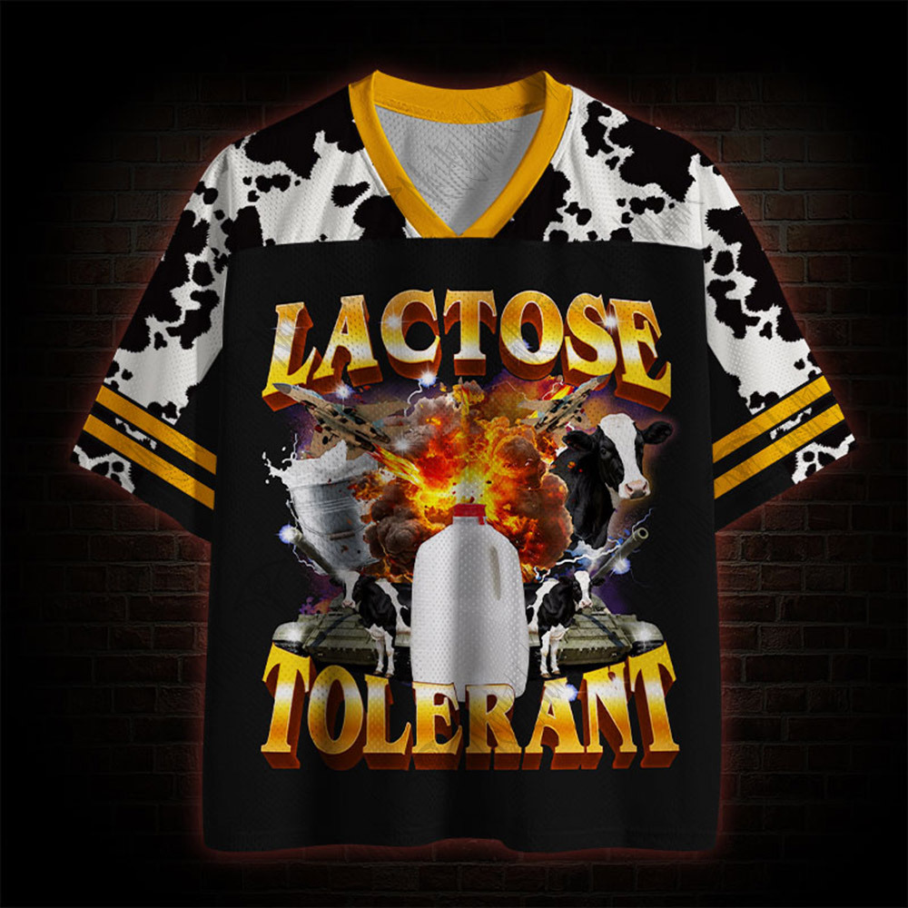 Lactose Tolerant Mesh Jersey