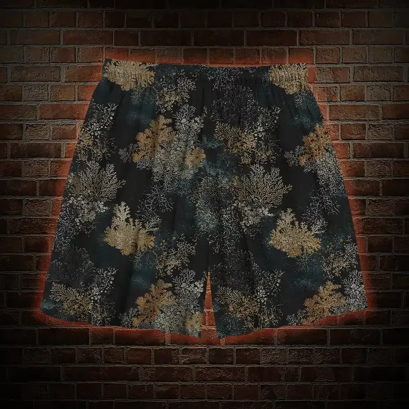 Overlooking the Dark Forest Mens Swim Trunks