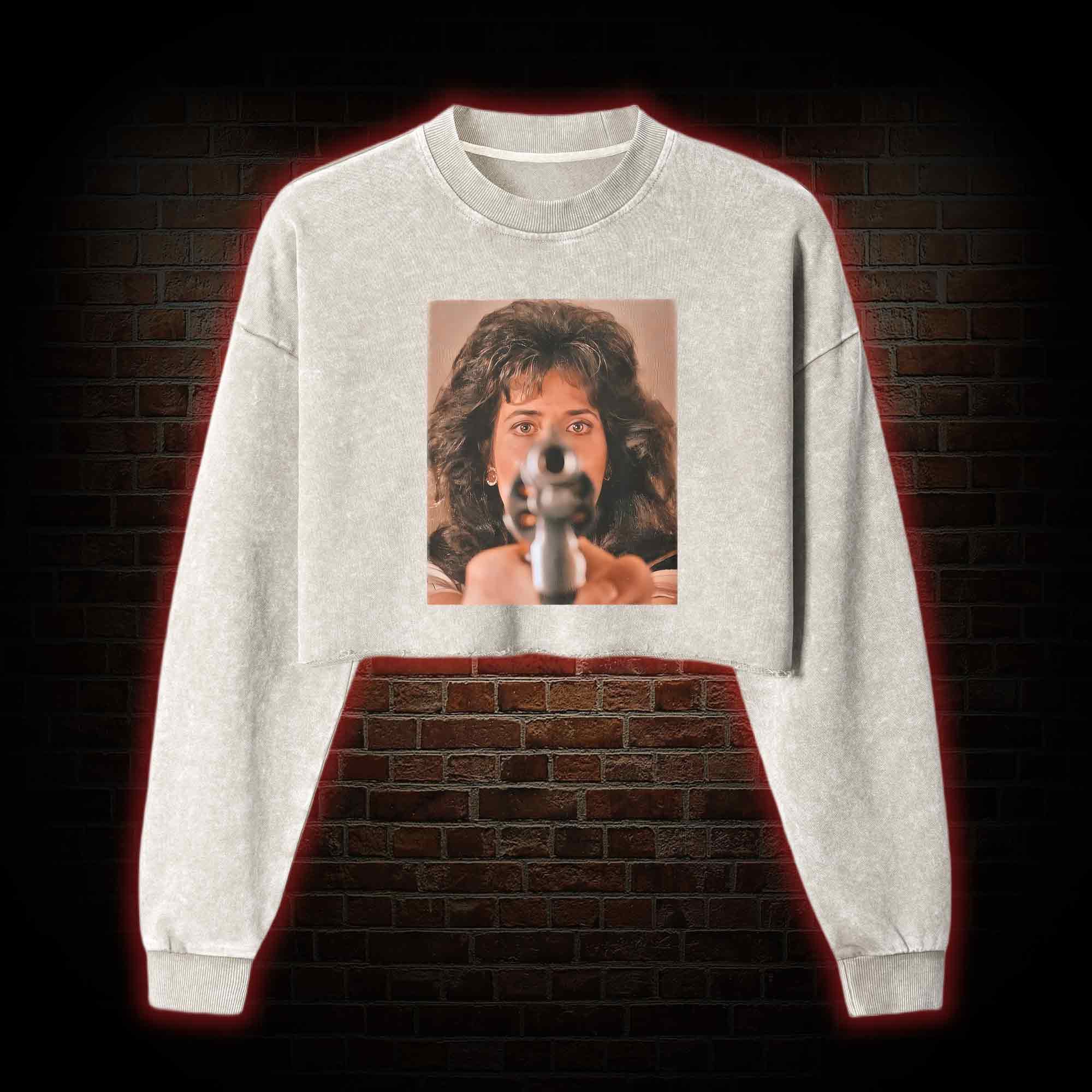 What's this Washed Cropped Sweatshirts